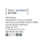 Reflektory - NV 9011162 WALL WASHER černý hliník a sklo LED Chip Cree 48W 3000K DC24V nastavitelné 30st. IP67 Max Power 300W - NOVA LUCE - foto 4