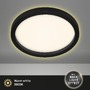 Kruhová - BRI 7361-015 LED stropní svítidlo, pr. 29,7 cm, 18 W, černá - BRILONER - foto 4