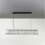 Podélná - NV 9006057 Závěsné svítidlo BAROK závěsné svítidlo matná černá a čiré sklo 7xG9 - NOVA LUCE - foto 4