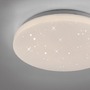 Kruhová - LD 14275-16 URANUS LED stropní svítidlo průměr 26cm bílé hvězdné nebe nadčasový design teplá bílá 3000K - JUST LIGHT - foto 4