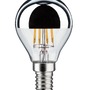 E14 - P 28667 LED kapka 4,8 W E14 zrcadlový svrchlík stříbrná teplá bílá stmívatelné - PAULMANN - foto 4