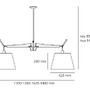 Dekorativní - AR 0630010A Tolomeo závěsné Basculante 2 Bracci - tělo lampy - ARTEMIDE - foto 4