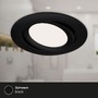 Kruhová - BRI 7114-435 3ks sada LED vestavné svítidlo, pr. 10,6 cm, 7 W, 600 lm, černá - BRILONER - foto 4