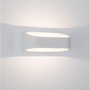 Nástěnná - NV 9257871 Venkovní nástěnné svítidlo MILE bílý hliník a sklo LED 9W 3000K 100-240V 155st. IP54 světlo nahoru a dolů - NOVA LUCE - foto 4