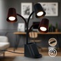 Stolní lampy pracovní - BRILO 7534015 Pahu lampička na psací stůl, nastavitelné, stojan na tužky, černá - BRILO - foto 4