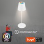 Stolní lampy dekorační - BRILO 7559016 Coloris LED stolní lampička Smart bezdrátová, ovládání přes aplikaci, stmívatelné, bílé - BRILO - foto 4