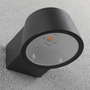 Nástěnná - P 94713 LED venkovní nástěnné svítidlo Capea neláká hmyz IP44 96x128mm 2200K 6W 230V 98° černá hliník - PAULMANN - foto 4
