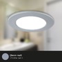Kruhová - BRI 7035-034 RGB-CCT LED vestavná svítidla sada, pr.9,2 cm, 3x LED, 4,8 W, 450 lm, matný chrom - BRILONER - foto 4