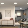 Kruhová - P 71153 LED Panel Atria Shine Backlight IP44 kruhové 293mm 16W 3000K bílá - PAULMANN - foto 4
