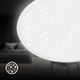 Kruhová - BRILO 7654016 Slim svítidlo LED panel pr.37,5 cm - 22W, 3000lm, hvězdné nebe, neutrální bílá, bílé - BRILO - foto 4