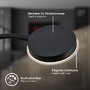 Stolní lampy pracovní - BRILO 7585015 Megg lampička na psací stůl – 12W, 800lm, LED, stmívatelné, dotykový vypínač, teplá bílá, černá - BRILO - foto 4