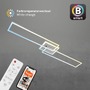 Hranatá - BRILO 3538-019 CCT LED stropní svítidlo, 110 cm, 40 W, 5200 lm, hliník - BRILO - foto 4