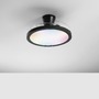 Ventilátory - FAN LED-CONDOR-NER Stropní svítidlo Condor černý LED ventilátor 40 W, 4050 lm, CCT stmívatelné s RGB, digitální ovládání s RF dálkovým ovladačem, 2 - FANEUROPE - foto 4