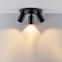 Bodová - IMPR 348275 Deko-Light stropní přisazené svítidlo Can Tilt kulaté základna, 3x 7,5 W GU10, černá - foto 4