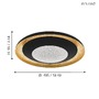 Kruhová - EG 98527 Stropní svítidlo CANICOSA 2 98527 - EGLO - foto 4