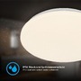 Kruhová - BRILO 3892016 Mojo stropní svítidlo pr.27 cm - 24W, 2600lm, LED, teplá bílá, IP54, bílé - BRILO - foto 4