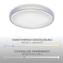 Dekorativní - LD 14373-00 FRIDA LED stropní svítidlo, hvězdné nebe, průměr 60cm, kruhové 2700-5000K - LEUCHTEN DIREKT / JUST LIGHT - foto 4