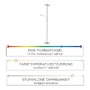 Stojací lampy - LD 11858-55 ROCCO LED stojací svítidlo, barva ocel, s aplikací, dálkový ovladač, stmívatelné MEDION RGB+2700-5000K - LEUCHTEN DIREKT / JUST LIGHT - foto 4