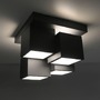 Dekorativní - LD 14114-18 TETRIS LED stropní svítidlo černé tvar kostky s přímým a nepřímým osvětlením do obývacího pokoje 3000K - JUST LIGHT - foto 4
