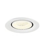 Kruhová - LA 1009590 NUMINOS® GIMBLE M Stropní vestavné svítidlo, 4000 K, 40°, bílá - BIG WHITE (SLV) - foto 4