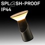 Na stůl - BRI 7675015 PILIA LED stolní lampa dobíjecí antracit / bronz 2,6W 200lm 2700K stmívatelná IP44 - BRILONER - foto 4