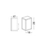 Nástěnná - NV 870026 Venkovní nástěnné svítidlo ZEST černý litý hliník čiré sklo E27 1x12W 220-240V IP54 bez žárovky - NOVA LUCE - foto 4