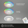 Kruhová - BRI 7040-034 LED vestavná svítidla sada, pr.8,4 cm, 3x LED, 5 W, 460 lm, matný chrom - BRILONER - foto 4