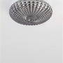 Kruhová - NV 9738254 Stropní svítidlo CLAM kouřové chromové sklo bílý kov E27 2x12W 230V IP44 bez žárovky - NOVA LUCE - foto 4