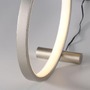 Stolní lampy dekorační - LD 15395-21 MINI RITUS LED stolní lampa stříbrný kruh minimalistické šňůrový vypínač 3000K - JUST LIGHT - foto 4