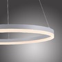 Kruhová - PN 2382-16 TITUS LED závěsné svítidlo 60x60 bílá, kruhové, stmívatelné, paměťová funkce, moderní SimplyDim 3000K - PAUL NEUHAUS - foto 4