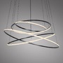 Kruhová - PN 2566-15 LED závěsné svítidlo PURE E-Flying Rings elektrické 2700-5000K šedá mystic - PAUL NEUHAUS - foto 4