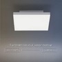 Hranatá - LD 15550-16 CANVAS LED stropní svítidlo v bílé, bezrámečkové provedení s nastavitelnou barvou světla a funkcí stmívání 2700-5000K - LEUCHTEN DIREKT / JUST LIGHT - foto 4