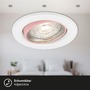 Kruhová - BRILO 7050-036 3ks sada LED vestavné svítidlo, pr. 8,6 cm, 5 W, bílé - BRILO - foto 4