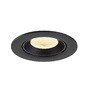 Kruhová - LA 1009727 NUMINOS® GIMBLE L Stropní vestavné svítidlo, 3000 K, 55°, IP20, kulaté, černé - BIG WHITE (SLV) - foto 4