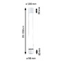 Svítidla - P 94904 URail LED závěs Aldan / 8,5W 4000K stmívatelné 230V bílá - PAULMANN - foto 4