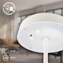 Stolní lampy dekorační - BRILO 7668016 Pala stolní lampička - 2W, 200lm, bezdrátová, LED, dotykový vypínač, stmívatelné, bílá - BRILO - foto 4