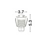 Zapuštěná - NV 8038801 Venkovní zapuštěné svítidlo do země BANG nikl satén hliník LED 1W 3000K IP67 100-240V 51st. vč. driveru - NOVA LUCE - foto 4