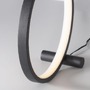 Stolní lampy dekorační - LD 15395-18 MINI RITUS LED stolní lampa černý kruh minimalistické šňůrový vypínač 3000K - JUST LIGHT - foto 4