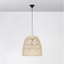 Kónická - NV 9586504 Závěsné svítidlo MARLO přírodní ratan černý kabel E27 1x12W 230V IP20 bez žárovky - NOVA LUCE - foto 4