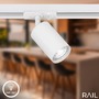 Lištové Briloner 230V - BRILO 8005016 LED spot GU10 lištový systém 230V – vysokonapěťový, 13,8cm, otočný/nastavitelný, bílý - BRILO - foto 4