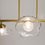 Podélná - M MOD207PL-05BS Závěsné svítidlo Miracle G9 5x28W mosaz sklo designové - MAYTONI - foto 4