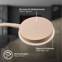 Stolní lampy pracovní - BRILO 7585011 Megg lampička na psací stůl – 12W, 800lm, LED, stmívatelné, dotykový vypínač, teplá bílá, béžová - BRILO - foto 4