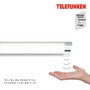 Přisazená - TF 201604TF TELEFUNKEN LED skříňkové svítidlo 87,3 cm 10W 1100lm stříbrná - BRILONER - foto 4