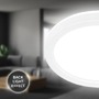 Kruhová - BRILO 3860416 Slim Case stropní svítidlo pr.19 cm - 12W, 1400lm, neutrální bílá, LED, bílé - BRILO - foto 4