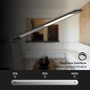 Stolní lampy pracovní - BRILO 7414-015 CCT-LED stolní lampa na psací stůl, 83 cm, 12 W, 680 lm, černá - BRILO - foto 4