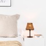 Stolní lampy dekorační - FARO 64317-71 SUMBA černá/ratan mini stolní lampa - FARO - foto 4