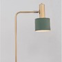 Stolní lampy dekorační - NV 9426652 Stolní lampa PAZ zlatý kov mentolové kovové stínidlo bílá základna E27 1x12W 230V IP20 bez žárovky - NOVA LUCE - foto 4