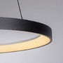 Kruhová - PN 2851-18 HOOP LED závěsné svítidlo černé nastavitelná výška paměťová funkce SimplyDim 3000K - PAUL NEUHAUS - foto 4