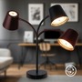 Stolní lampy pracovní - BRILO 7502015 Biwo LED bezdrátová stolní lampička, stmívatelná, nastavitelná, černá - BRILO - foto 4