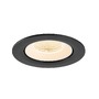 Kruhová - LA 1009710 NUMINOS® GIMBLE L Stropní vestavné svítidlo, 2700 K, 55°, IP20, kulaté, černé / bílé - BIG WHITE (SLV) - foto 4